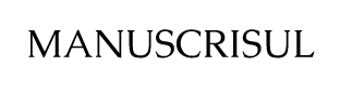 Logo roman Manuscrisul - Marinela Florea